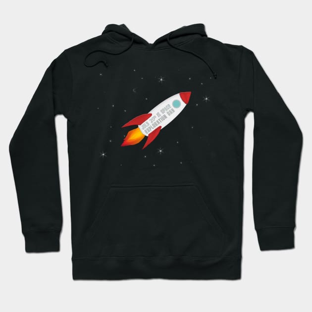 Space Exploration Day Hoodie by ahadden